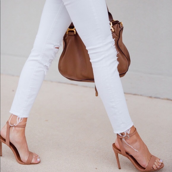 NIB Tan Nubuck Steve Madden Ankle Strap Sandals - Picture 2 of 3